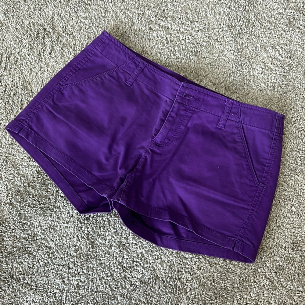 Arizona Jeans Co purple size 3 cotton shorts